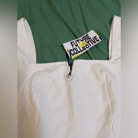 NWT Women's Notch Front Tank Top - Future Collective with Jenee Naylor White XXL - Picture 5 of 7